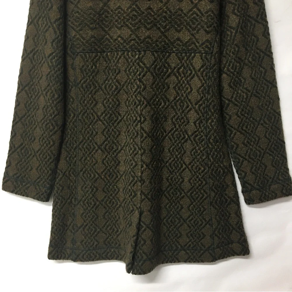 PRANA Annabel Wool Blends Jacket Green and Tan Size Small - Picture 8 of 17